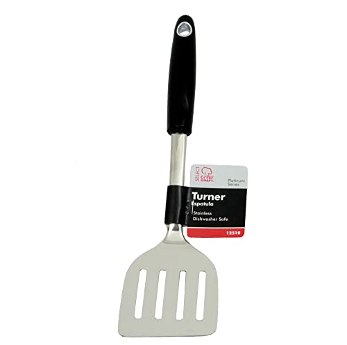 Chef Craft Heavy Duty Turner/Spatula, 13.5 inch, Stainless Steel