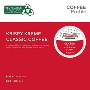 Krispy Kreme Classic, Single-Serve Keurig K-Cup Pods, Medium Roast Coffee Pods, 32 Count