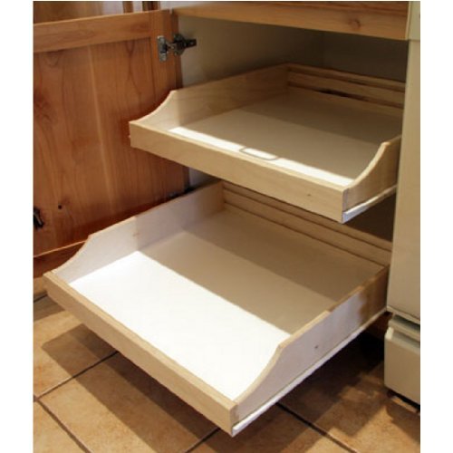 Rolling Shelves Do-It-Yourself Cabinet Pull-outs