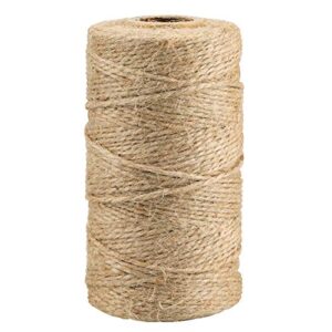 kinglake 328 feet natural jute twine best arts crafts gift twine christmas twine durable packing string