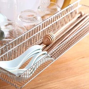 SDGH Stainless Steel Dish Rack - Hanging Shelf Kitchen Drain Rack Storage Filter Shelf