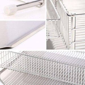 SDGH Stainless Steel Dish Rack - Hanging Shelf Kitchen Drain Rack Storage Filter Shelf