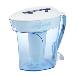 ZeroWater 10-Cup Ready-Pour Water Filter Pitcher - NSF Certified 0 TDS Water Filter to Remove Lead, Heavy Metals, PFOA/PFOS, Improve Tap Water Taste