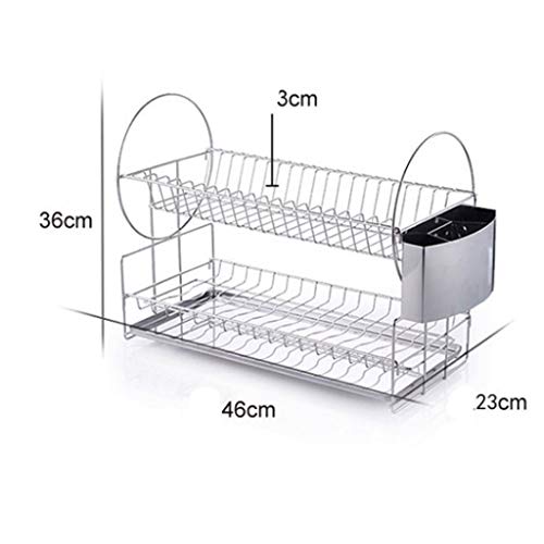 SDGH Stainless Steel Dish Rack - Drain Rack Kitchen Dish Rack Tablewarenb Storage Rack