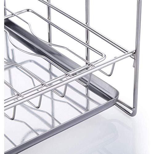 SDGH Stainless Steel Dish Rack - Drain Rack Kitchen Dish Rack Tablewarenb Storage Rack