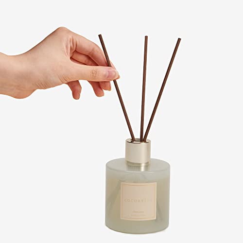 Cocorrína Reed Diffuser Set, 6.7 oz Clean Linen Scented Diffuser with Sticks Home Fragrance Essential Oil Reed Diffuser for Bathroom Shelf Decor, Living Room, Large Room