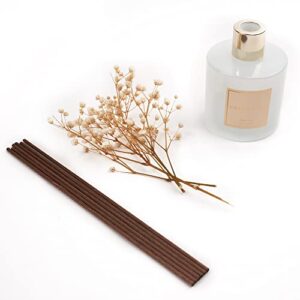 Cocorrína Reed Diffuser Set, 6.7 oz Clean Linen Scented Diffuser with Sticks Home Fragrance Essential Oil Reed Diffuser for Bathroom Shelf Decor, Living Room, Large Room