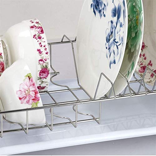 SDGH Stainless Steel Dish Rack - Drain Rack Tableware Dishes Storage Rack Kitchen Rack