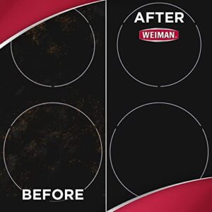 Weiman Cooktop Cleaner for Daily Use (2 Pack) Streak Free, Residue Free, Non-Abrasive Formula - 22 Ounce