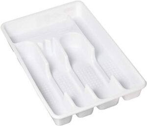 rubbermaid – 2919rdwht cutlery trays (small) (6-pack)