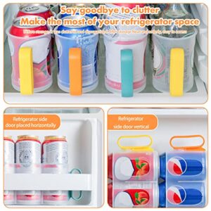 Portable Soda Can Organizer for Camping/Fridge Drink Organizer,6 x 4 Beverage Soda Can Storage Holder Beer Can Racks,Beverage Holder for Outdoor Camping Kitchen Can Organizer