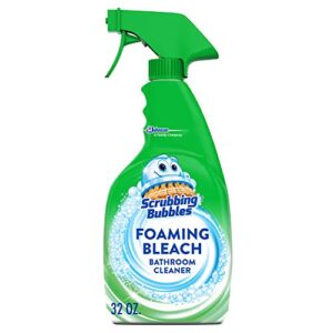scrubbing bubbles, foaming bleach bathroom cleaner, 32 oz