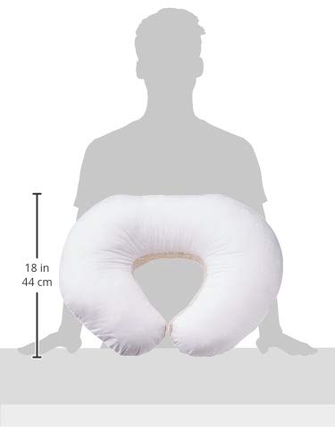 Boppy Nursing Pillow – Bare Naked Breastfeeding and Bottle Feeding, Propping Baby, Tummy Time, Sitting Support Pillow Only