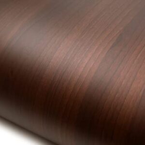 ROSEROSA Peel and Stick PVC Wood Self-Adhesive Wallpaper Covering Counter Top Shelf Liner Classic Walnut (PG687 : 2.00 Feet X 6.56 Feet)