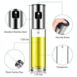 Oil Sprayer for Cooking, Olive Oil Sprayer Mister, 105ml Olive Oil Spray Bottle, Olive Oil Spray for Salad, BBQ, Kitchen Baking, Roasting