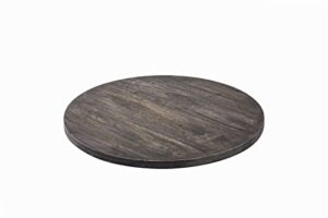 wooden lazy susan round table
