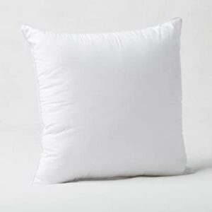 18 x 18 Throw Pillow Insert - Pack of 2 White Throw Pillows, Down Alternative Pillow Inserts for Decorative Pillow Covers, Throw Pillows for Bed, Couch Pillows for Living Room