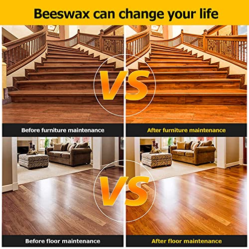 CARGEN 3 PCS Wood Seasoning Beewax Natural Beewax Traditional Wood Wax Multipurpose Beeswax Furniture Polish for Wood Polish Furniture Care