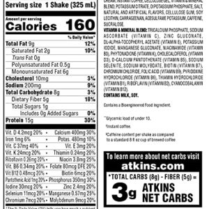 Atkins Iced Coffee Café Caramel Protein-Rich Shake, with Coffee and Protein, Keto-Friendly and Gluten Free (12 Shakes)