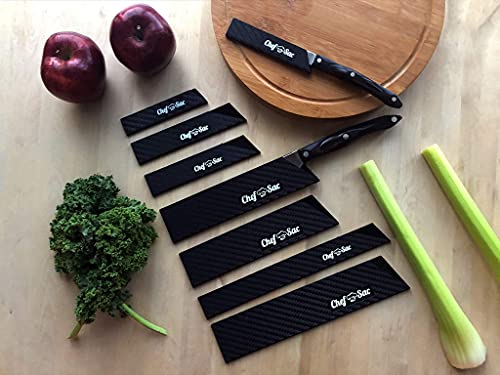 Chef Sac Chef Knife Roll Bag Case with 8-Pack Knife Guards Included