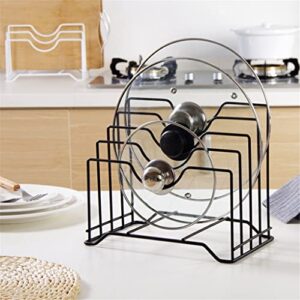 DOUBA Metal Pot Lid Rack Storage Rack Cutting Board Organizer Pot Lid Rack Stove Rack Rack Rack Storage Room