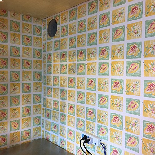 Yifely Yellow Leaf Sunflower Countertops Decor Paper Self-Adhesive Vinyl Shelf Drawer Liner 17.7 Inch by 9.8 Feet