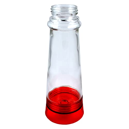 More Birds Bird Health+ Ruby Hummingbird Feeder, Glass Hummingbird Feeders for Outdoors, 4 Feeding Stations, 10 Ounces