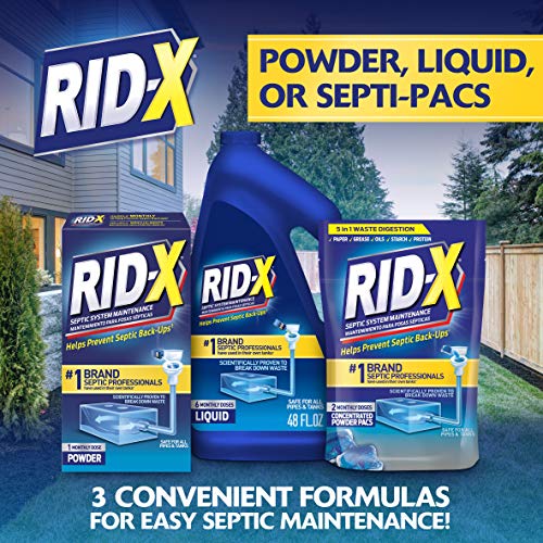 RID-X Septic Treatment, 3 Month Supply Of Powder, 29.4 oz