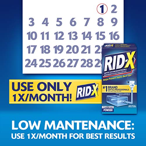 RID-X Septic Treatment, 3 Month Supply Of Powder, 29.4 oz