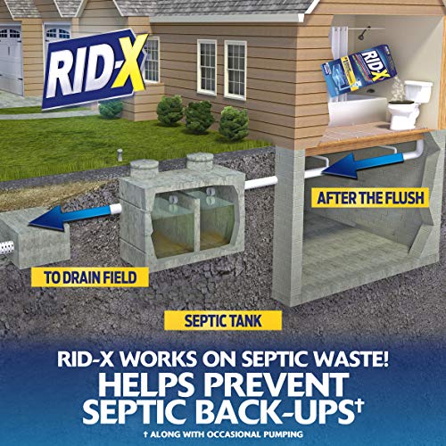 RID-X Septic Treatment, 3 Month Supply Of Powder, 29.4 oz