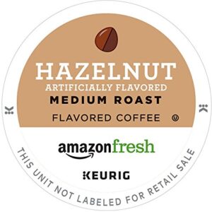 AmazonFresh 80 Ct. K-Cups, Hazelnut Flavored Medium Roast, Keurig K-Cup Brewer Compatible