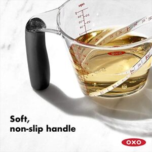 OXO Good Grips 3-Piece Angled Measuring Cup Set, Black