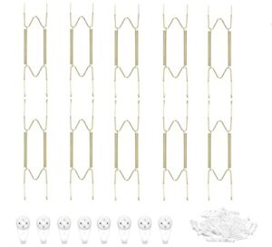 apint 9.8″-11″ plate hanger plate dish display plate hangers for the wall decoration- (10 pack)
