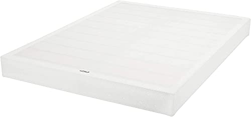 Amazon Basics Smart Box Spring Bed Base, 7-Inch Mattress Foundation - Queen Size, Tool-Free Easy Assembly