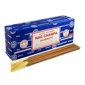 satya nag champa incense sticks 250 grams (worlds’s largest exported incense stick)