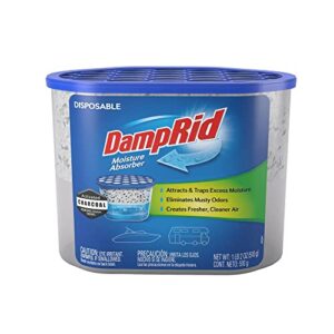damprid moisture absorber with activated charcoal for boats & rvs, 18 oz.fragrance free