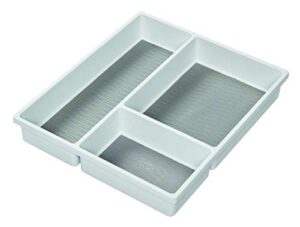 copco draw organizer, four piece, white with gray liner