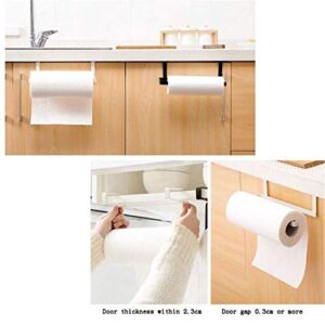 Paper Towel Holder Stainless Steel Under Cabinet Paper Rolls Rack Organizer Kitchen Paper Hanger Sink Roll Towel Holder Hanger Over The Door Kitchen Roll Holder Hanging Organizer Kitchen Storage Hook