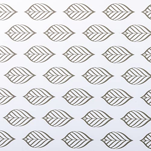 Duck Brand EasyLiner Adhesive Prints Shelf Liner, Grey Pin Feather, 6 Pack, 20 in. x 15 ft. (287794)