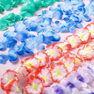 Joyin Toy 36 Counts Hawaiian Leis Bulk, Tropical Flower Lei Hawaiian Lei Beach Hawaii Luau Party Favors Decoration Birthday Party Supplies(3 Dozen)