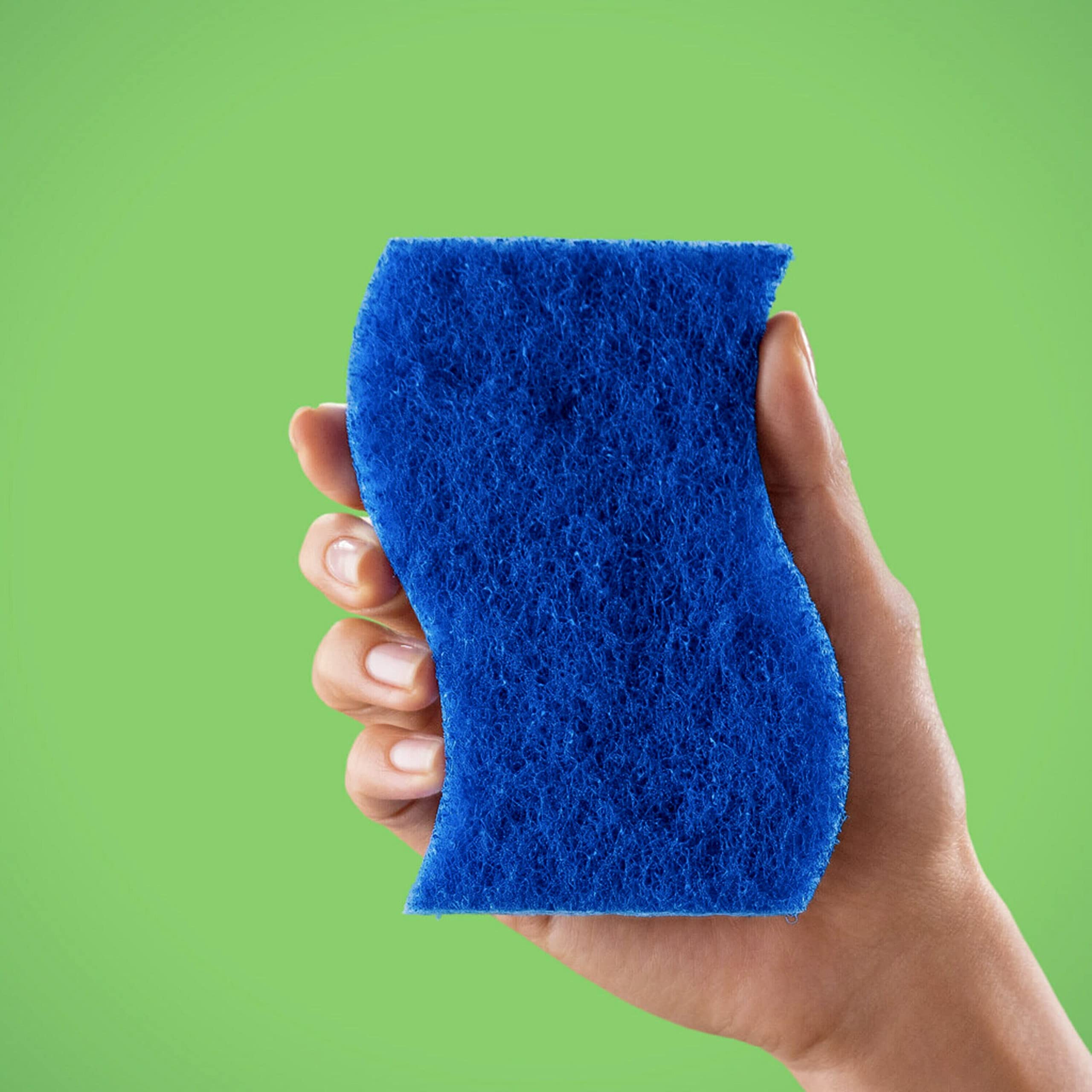 Scotch-Brite Non-Scratch Scrub Sponges, For Washing Dishes and Cleaning Kitchen, 3 Scrub Sponges