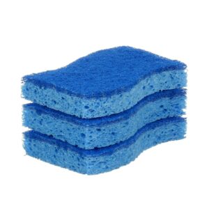 Scotch-Brite Non-Scratch Scrub Sponges, For Washing Dishes and Cleaning Kitchen, 3 Scrub Sponges