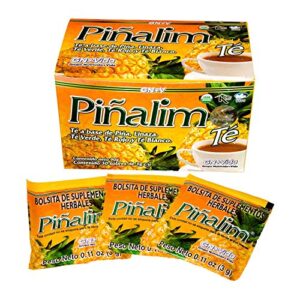 smilemore pinalim tea/te de pinalim mexican version- pineapple, flax, green tea, white tea – 30 day supply