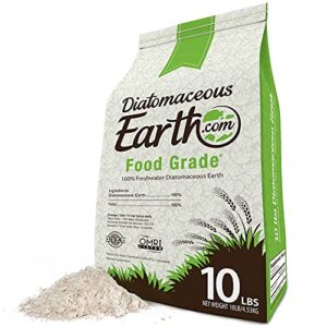 diatomaceousearth 10 lbs food grade diatomaceous earth – 100% organic all natural diamateous powder – diametaceous for humans is safe around children.