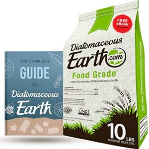 DiatomaceousEarth 10 LBS FOOD GRADE Diatomaceous Earth - 100% Organic All Natural Diamateous Powder - Diametaceous for humans is Safe Around Children.
