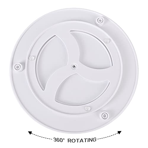 [ 2 Pack ] 10 inch and 9 inch Non-Skid Lazy Susan Organizers Turntable for Cabinet,Pantry Organization and Storage for Kitchen, Pantry, Cabinet, Dining Table, Fridge, Countertop，Vanity