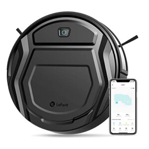 lefant robot vacuum cleaner with 2200pa,featured carpet boost,tangle-free,ultra slim,self-charging robotic vacuum,wi-fi/app/alexa,120mins runtime,ideal for pet hair,hard floor and carpet m210-pro
