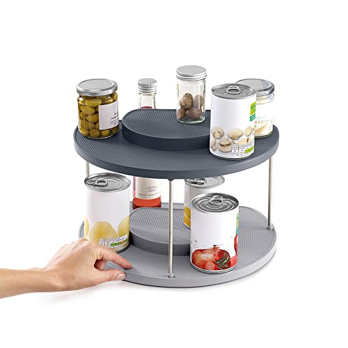 Joseph Joseph CupboardStore Rotating Organizer, Large, Grey