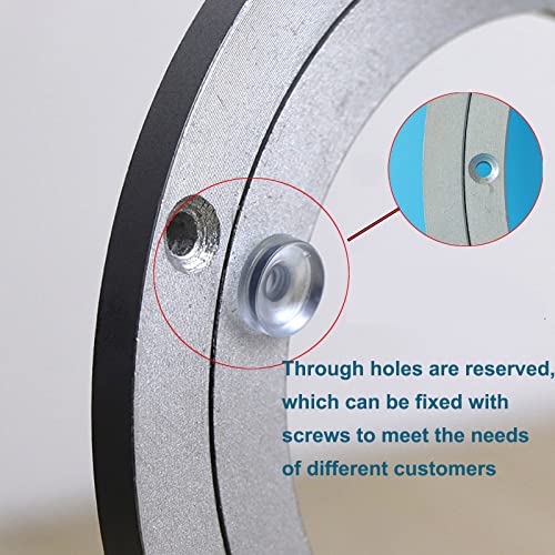 Aluminium Alloy Turntable Bearing, Heavy Duty Swivel Turntable Lazy Susan Rotating Bearing Turntable Round Dining Table Smooth Swivel Plate Hardware for Dining-Table, 8''