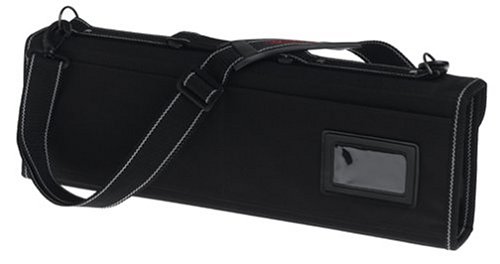 Global G-667/16, 16 Pocket Handle, Black Knife Case